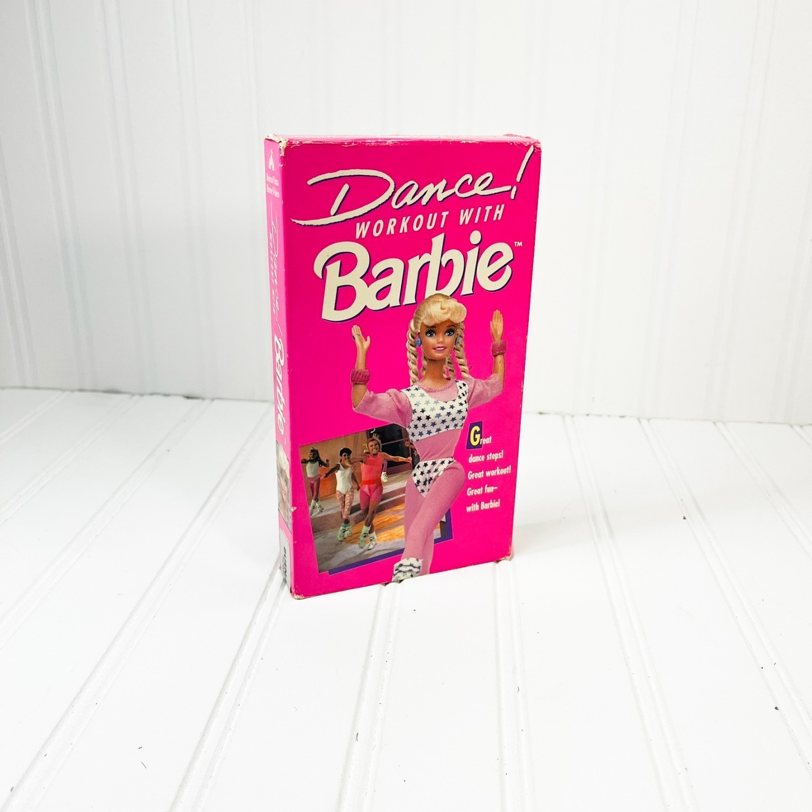 Dance Workout With Barbie Vhs 1992 Mattel Aerobic Exercise Barbie Rare Film